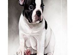 French Bulldog Art Portrait Print Canvas