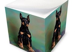 Doberman Pinscher Dog Note Cube