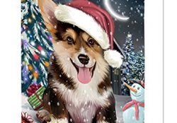 Have a Holly Jolly Christmas Happy Holidays Corgi Dog Greeting Card GCD2510 (20)