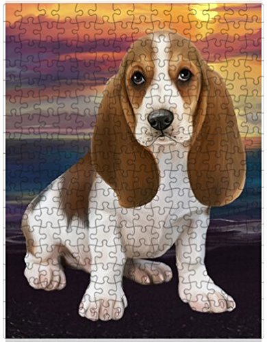 Basset Hound Dog Puzzle with Photo Tin D452 (252 pc.)