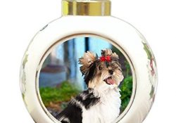 Biewer York Terrier Puppy Ornament