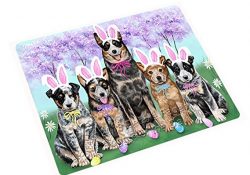 Australian Cattle Dogs Dog Easter Holiday Magnet MAG51249 (Mini 3.5" x 2")