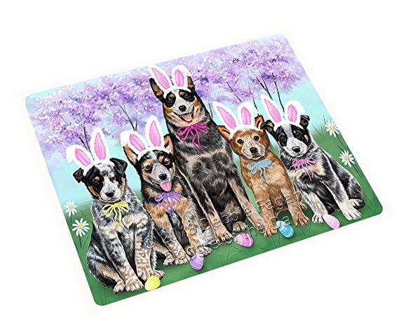 Australian Cattle Dogs Dog Easter Holiday Magnet MAG51249 (Mini 3.5" x 2")