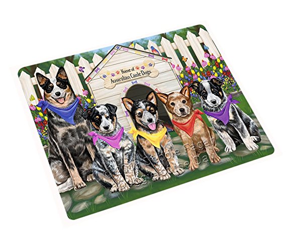 Doggie of the Day Spring Dog House Australian Cattle Dogs Magnet MAG53163 (Mini 3.5" x 2")