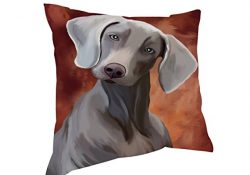 Weimaraner Dog Throw Pillow (26x26)